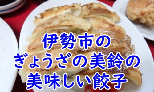 伊勢市のぎょうざの美鈴の餃子