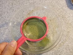 もっちり抹茶寒天の作り方