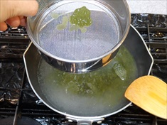 もっちり抹茶寒天の作り方
