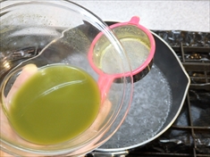 イナアガーLを使用する抹茶ゼリーの作り方