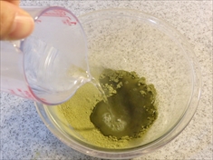 イナアガーLを使用する抹茶ゼリーの作り方