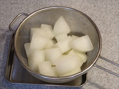 大根のピリ辛味噌煮の作り方