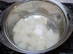 大根のピリ辛味噌煮の作り方