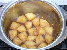 大根のピリ辛味噌煮の作り方