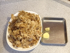 出汁をとった後の鰹節の赤味噌味ふりかけの作り方