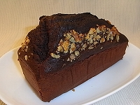 低カロリー　ココアとクルミのバターパウンドケーキの簡単レシピ