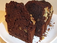 低カロリー　ココアとクルミのバターパウンドケーキの簡単レシピ
