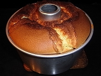 油なし、ラカントs使用の低カロリープレーンシフォンケーキの簡単レシピ