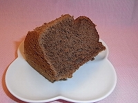 低カロリーココアシフォンケーキの簡単レシピ