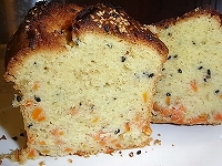 にんじんとゴマの低カロリーバターパウンドケーキの簡単レシピ