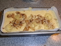 低カロリー　バナナとクルミのバターパウンドケーキの簡単レシピ