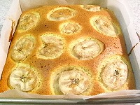 バターなしのバナナのケーキの簡単レシピ