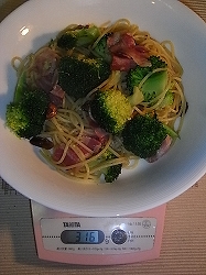 ブロッコリーとペーコンのパスタのカロリーとレシピ