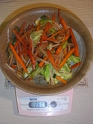 野菜たっぷりの焼きウドンの簡単レシピ