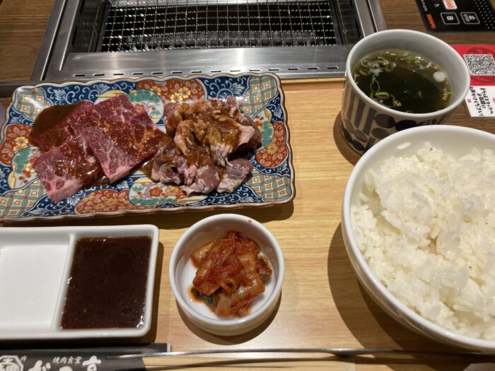 焼肉食堂 だいこく亭 焼肉定食レビュー