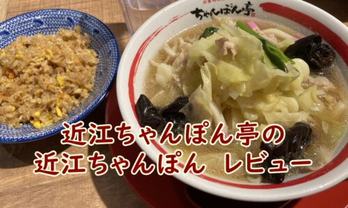 近江ちゃんぽん亭の近江ちゃんぽん　レビュー