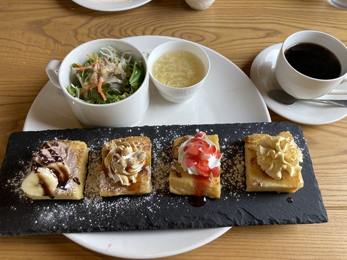 AMUSE CAFE+の至上のフレンチトースト