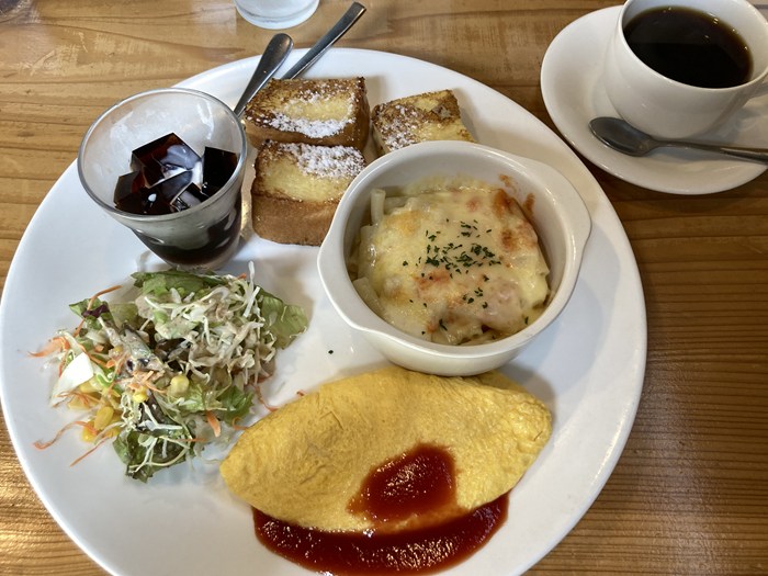 AMUSE CAFE+のオムレツ