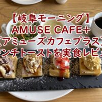 【岐阜モーニング】AMUSE CAFE+(アミューズカフェプラス)で至福のひととき。ふわふわフレンチトーストを実食レビュー