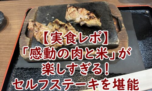 【実食レポ】「感動の肉と米」が楽しすぎる！あみやき亭グループの進化系セルフステーキを堪能
