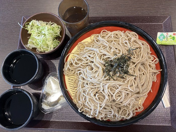 十割そば　二代目　長助の十割そば　特盛
